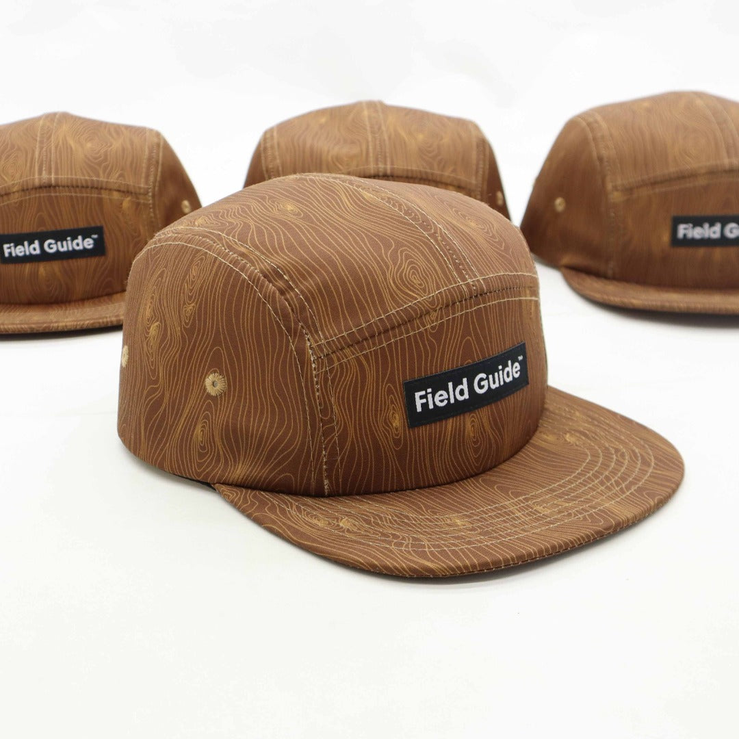 Woody 5 Panel Wooden Wood Hat